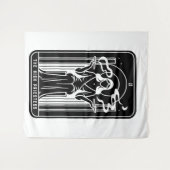 Tarot Hohepriesterin Wöchtlingsrauchkult Wandteppich (Vorderseite (Horizontal))