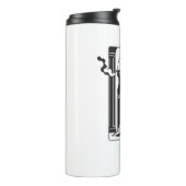 Tarot Hohepriestess Weh-Rauchen-okkultistisch Thermosbecher (Nach links gedreht)