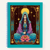 Tarot Illustration, das "High Priestess Journal" Notizblock (Vorderseite)