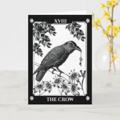 Tarot Inspiriert Halloween-Crow-Karte Karte (Gelbe Blume)