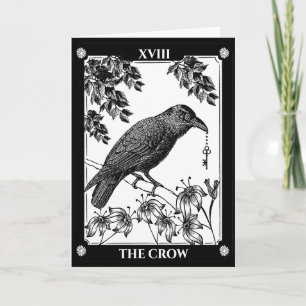 Tarot Inspiriert Halloween-Crow-Karte Karte