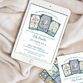 Tarot Inspirierte unsere Welt-Himmelssäulendusche Einladung