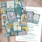 Tarot Inspirierte unsere Welt-Himmelssäulendusche Einladung