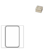 Tarot Journal - Briefmarke der leeren Tarot-Karte Gummistempel (Stempel)