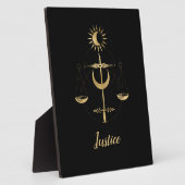 Tarot-Justizsymbol Fotoplatte (Seite)