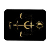 Tarot-Justizsymbol Magnet (Horizontal)