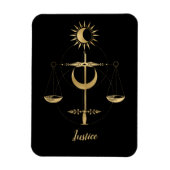 Tarot-Justizsymbol Magnet (Vertikal)