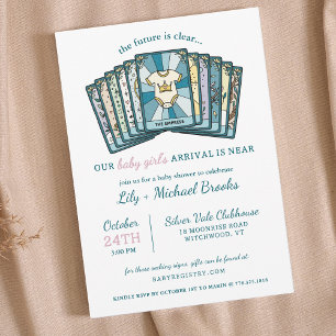 Tarot Kaiserin Baby Girl Himmels Baby Shower Einladung