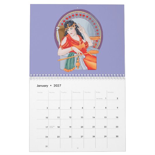 Tarot-Kalender Kalender (Jan 2027)