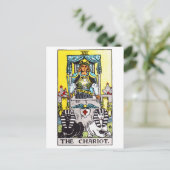 Tarot-Kampfwagen Postkarte (Stehend Vorderseite)