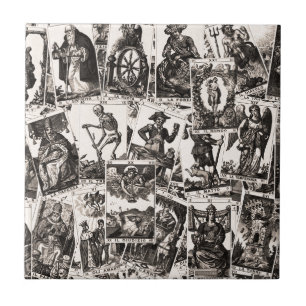 Tarot kardiert Muster Fliese