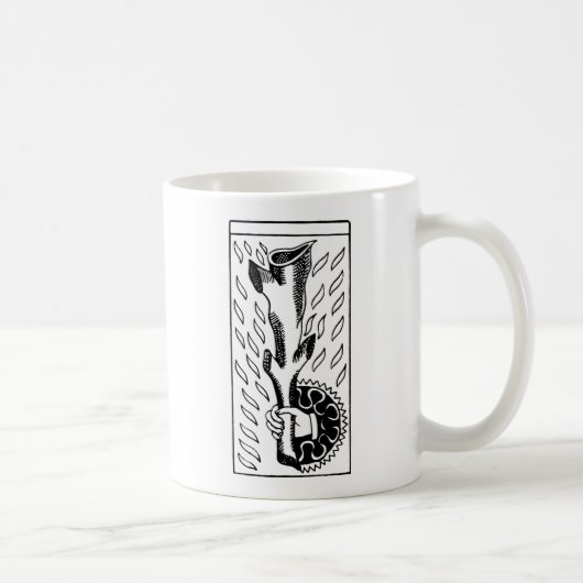Tarot-Karte: As von Rod Kaffeetasse (Rechts)