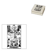 Tarot-Karte: Beurteilung: Personalisierter Text Gummistempel (Stempel)