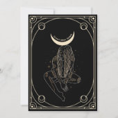 Tarot-Karte Brautdusche Einladung (Vorderseite)