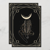 Tarot-Karte Brautdusche Einladung (Vorne/Hinten)