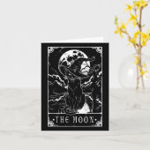 Tarot-Karte Crescent Mond und Black Cat Hexe H Karte (Gelbe Blume)
