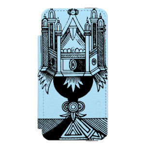 Tarot-Karte: Das As der Schalen Incipio Watson™ iPhone 5 Geldbörsen Hülle