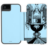 Tarot-Karte: Das As der Schalen Incipio iPhone Geldbeutel-Hülle (Folio Geöffnet)