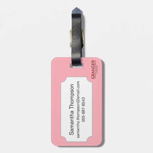 Tarot-Karte: Das Popess Gepäckanhänger (Rückseite vertikal)