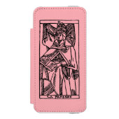 Tarot-Karte: Das Popess Incipio iPhone Geldbeutel-Hülle (Folio Vorderseite)