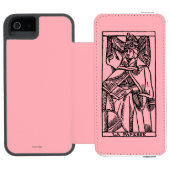 Tarot-Karte: Das Popess Incipio iPhone Geldbeutel-Hülle (Folio Geöffnet)