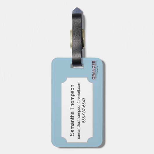 Tarot-Karte: Das Urteil Gepäckanhänger (Rückseite vertikal)