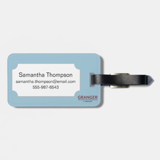 Tarot-Karte: Das Urteil Gepäckanhänger (Rückseite horizontal)