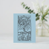 Tarot-Karte: Das Urteil Postkarte (Stehend Vorderseite)