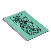 Tarot-Karte: Der Dummkopf Notizblock (Rechte Seite)