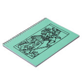 Tarot-Karte: Der Dummkopf Notizblock (Linke Seite)