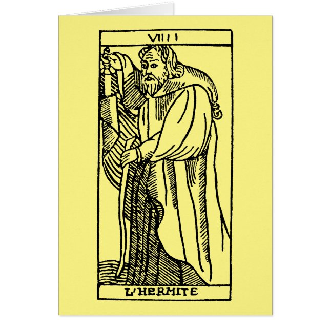 Tarot-Karte: Der Einsiedler (Vorne)