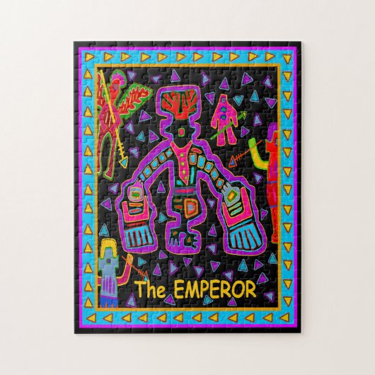 TAROT-KARTE - DER EMPERAT PUZZLE (Vertikal)