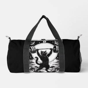 Tarot-Karte Der Gym Lover Black Cat Duffle Bag