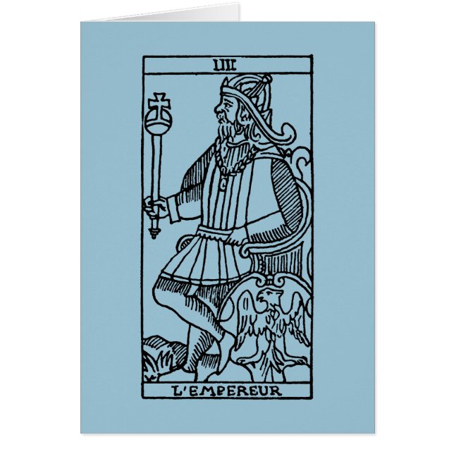 Tarot-Karte: Der Kaiser (Vorne)