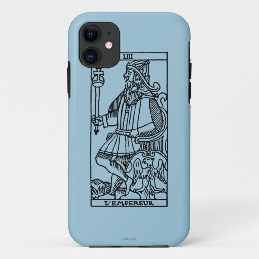 Tarot-Karte: Der Kaiser Case-Mate iPhone Hülle (Rückseite)