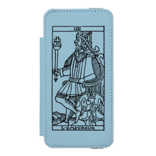 Tarot-Karte: Der Kaiser Incipio Watson™ iPhone 5 Geldbörsen Hülle