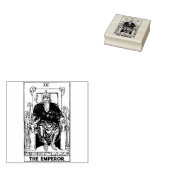 Tarot-Karte: Der Kaiser: Personalisierter Text Gummistempel (Stempel)