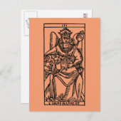 Tarot-Karte: Der Kasten Postkarte (Vorne/Hinten)