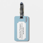 Tarot-Karte: Der Madhouse Gepäckanhänger (Rückseite vertikal)