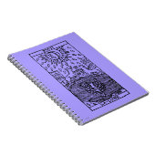 Tarot-Karte: Der Mond Notizblock (Rechte Seite)