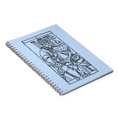 Tarot-Karte: Der Papst Notizblock (Rechte Seite)