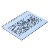 Tarot-Karte: Der Papst Notizblock (Linke Seite)