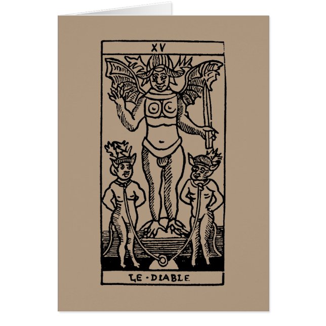Tarot-Karte: Der Teufel (Vorne)