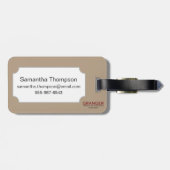 Tarot-Karte: Der Teufel Gepäckanhänger (Rückseite horizontal)