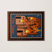 TAROT-KARTE - DER TURM PUZZLE (Horizontal)