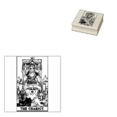 Tarot-Karte: Der Wagen: Personalisierter Text Gummistempel (Stempel)