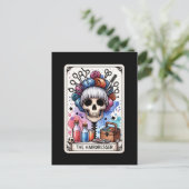 Tarot-Karte des Friseurs Postkarte (Stehend Vorderseite)