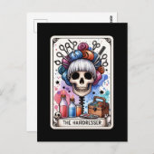 Tarot-Karte des Friseurs Postkarte (Vorne/Hinten)