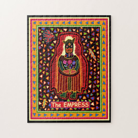 TAROT-KARTE - DIE EMPRESS PUZZLE (Vertikal)