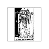 Tarot-Karte: Die Hohepriester: Personalisierter Te Gummistempel (Prägung)